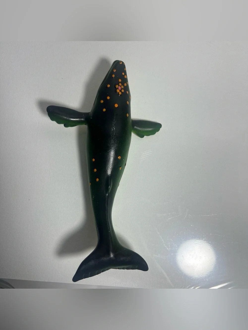 Vintage AAA Humpback Whale Circa 1990 solid hard rubber humpback whale toy. list